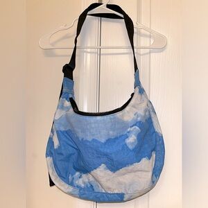 GUC BAGGU Clouds Medium Nylon Crescent Bag